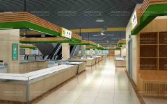 農貿市場設計-各分區柜臺的精準分類與定位