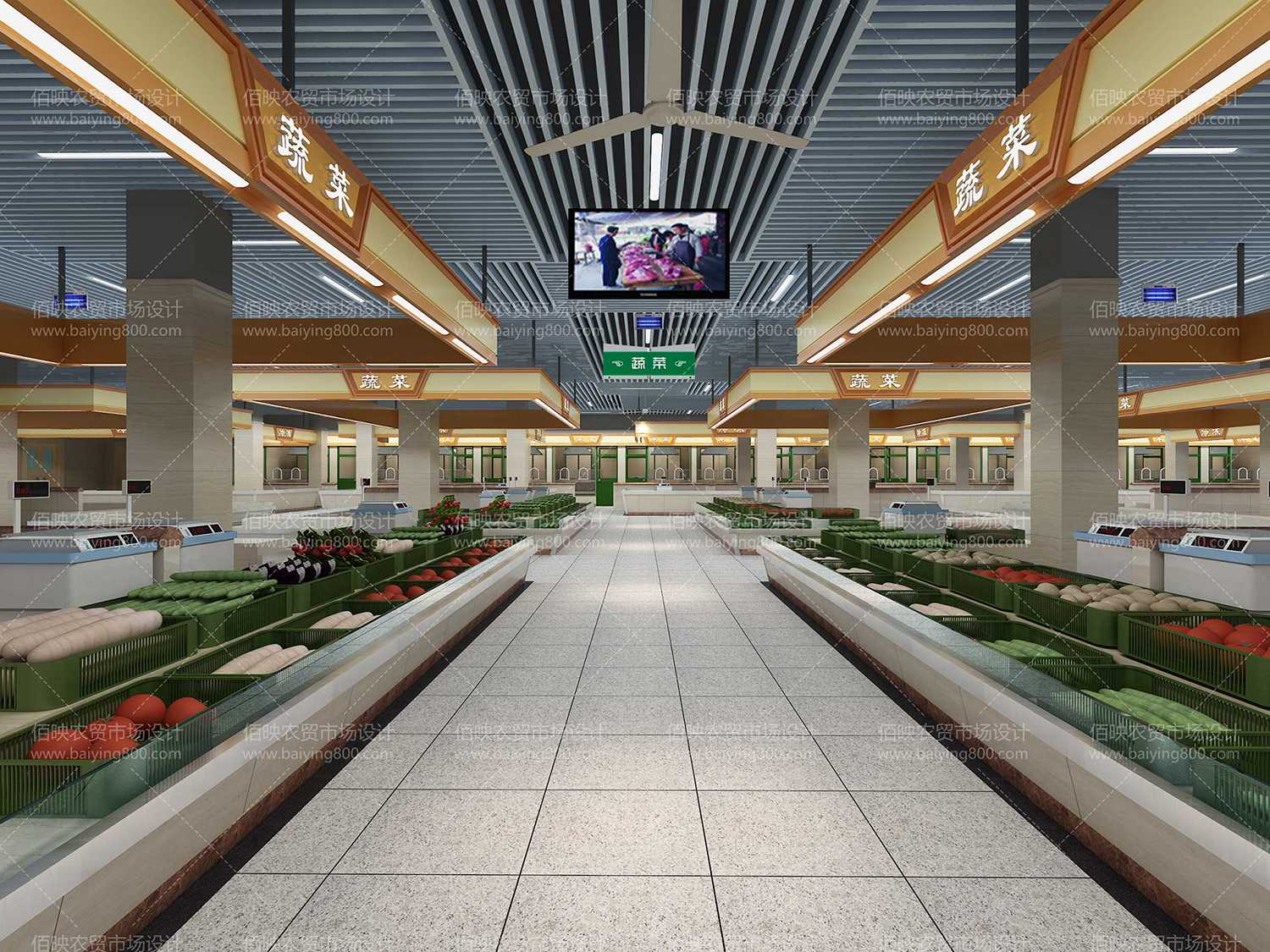菜市場設計改造要與建筑物結構相互融合