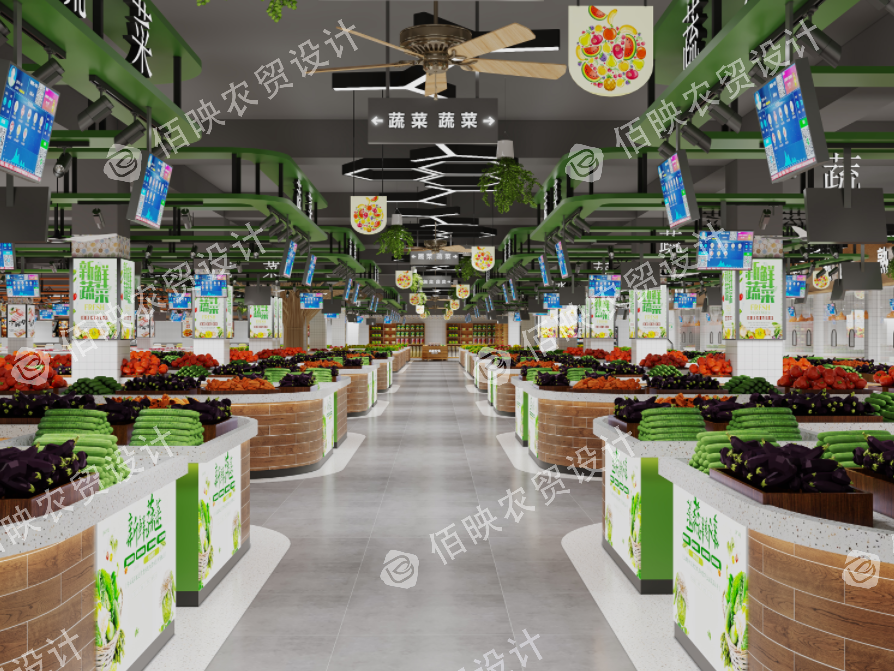 農貿市場攤位設計——從細節出發提升市場