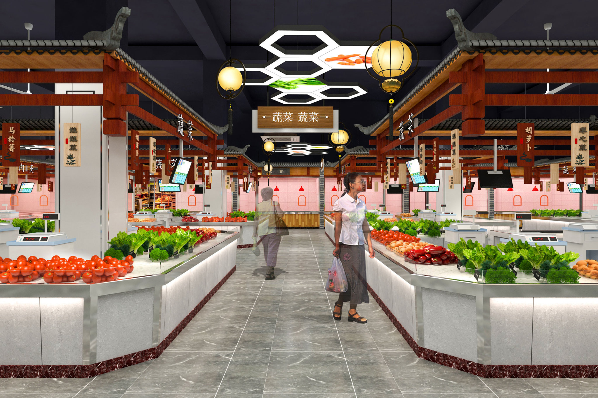 菜市場提升改造:市場通風的打造